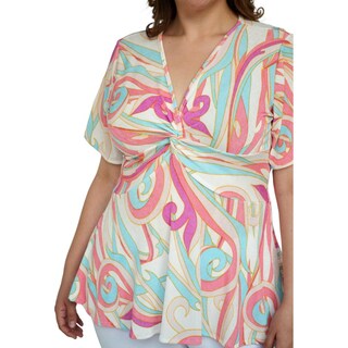 Foto 4 | Blusa Roman Fashion Manga 3/4 para Mujer