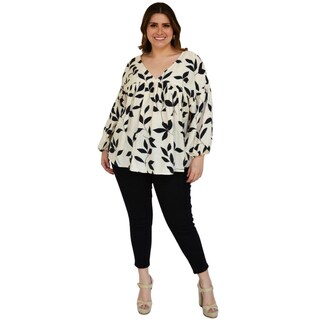 Foto 6 | Blusa Ces Femme 3058 color Beige para Mujer
