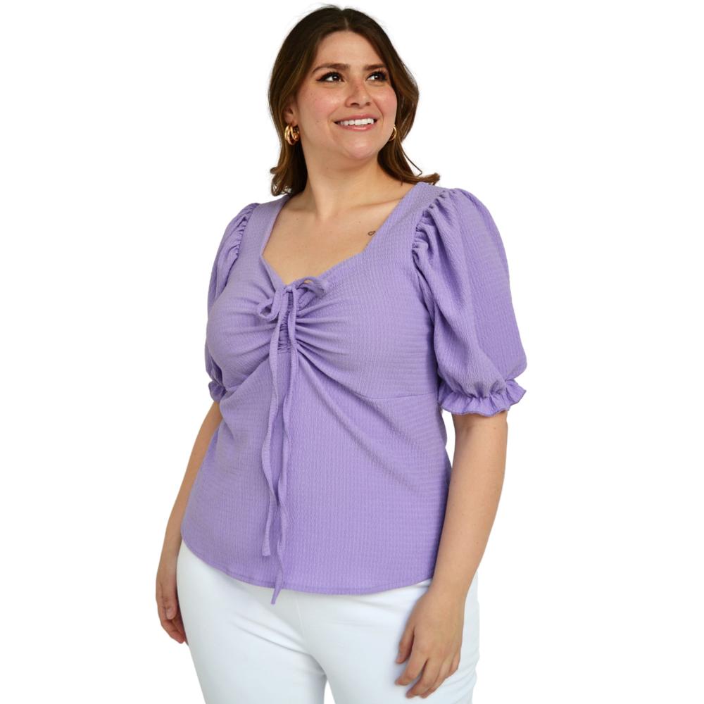 Blusa Roman Fashion BL-GR-1827 color Púrpura