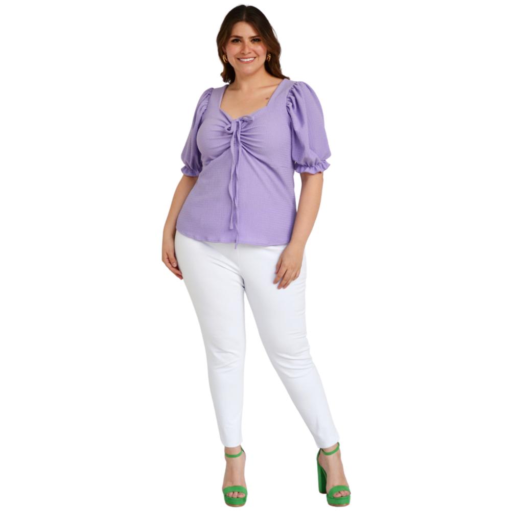 Foto 5 | Blusa Roman Fashion BL-GR-1827 color Púrpura