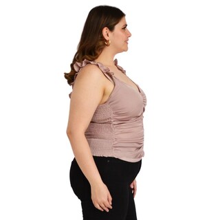 Foto 2 | Blusa Zenobia color Beige para Mujer