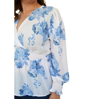 Foto 4 | Blusa Escote Cruzado Jon & Anna BL-JON-6879-BLANCO color Blanco