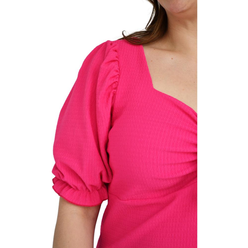 Foto 4 | Blusa Casual Roman Fashion color Rosa para Mujer