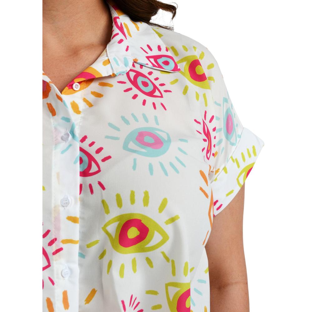 Foto 5 pulgar | Blusa con Nudo Roman Fashion BL-EXO-1965-BLANCO color Blanco