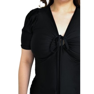 Foto 4 | Blusa de Satín Roman Fashion 1825 color Negro para Mujer