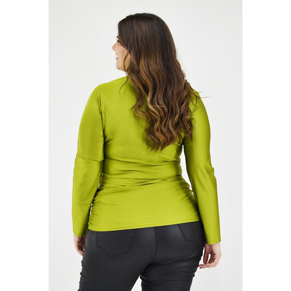 Foto 4 pulgar | Blusa Roman Fashion Verde para Mujer