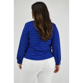 Foto 3 | Blusa Cruzada Roman Fashion 1835 Azul