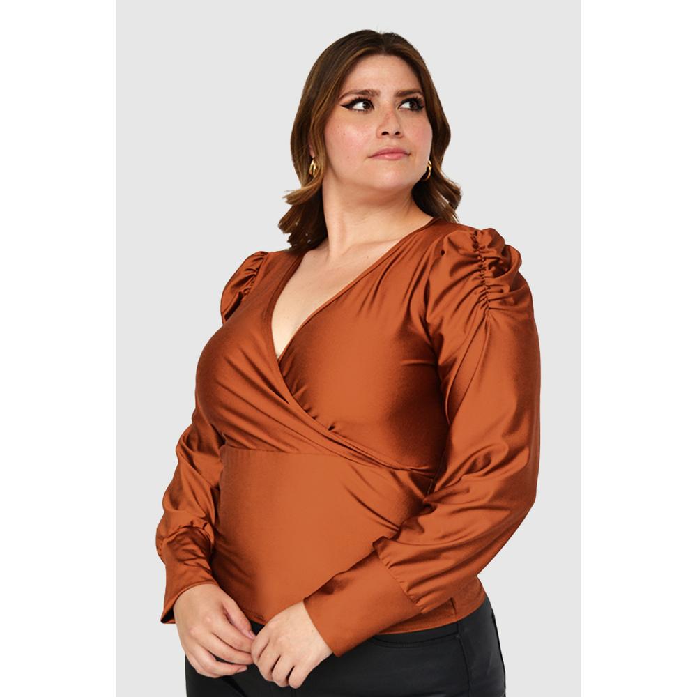 Foto 6 pulgar | Blusa Formal de Satín Roman Fashion Chedrón