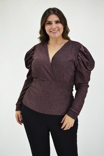 Foto 1 | Blusa Glitter Roman Fashion /Tallas Extras 11772