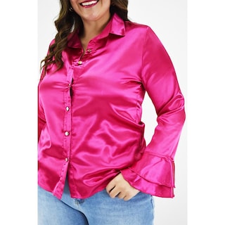 Foto 4 | Blusa Roman Fashion Rosa para Mujer
