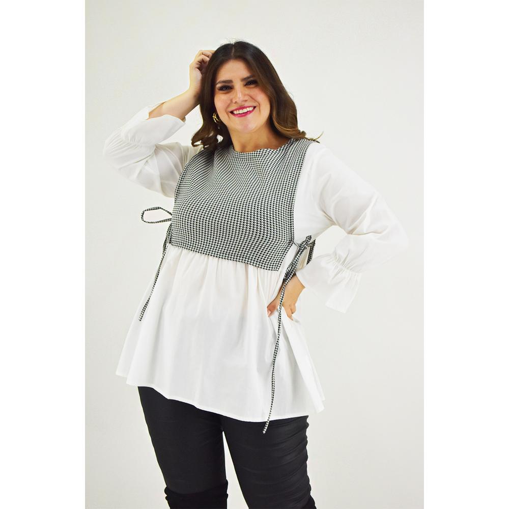 Blusa discount con chaleco