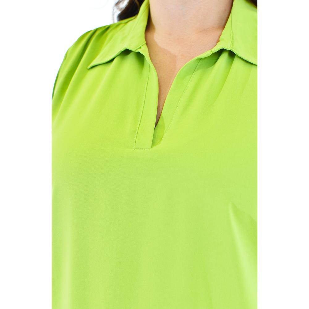 Foto 5 pulgar | Blusa Roman Fashion Verde para Mujer