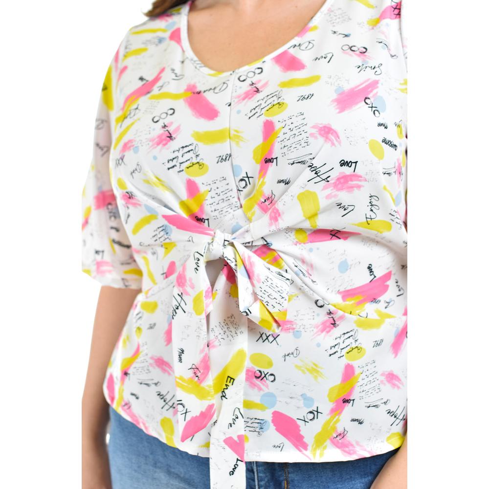 Foto 5 pulgar | Blusa con Moño Roman Fashion 1832