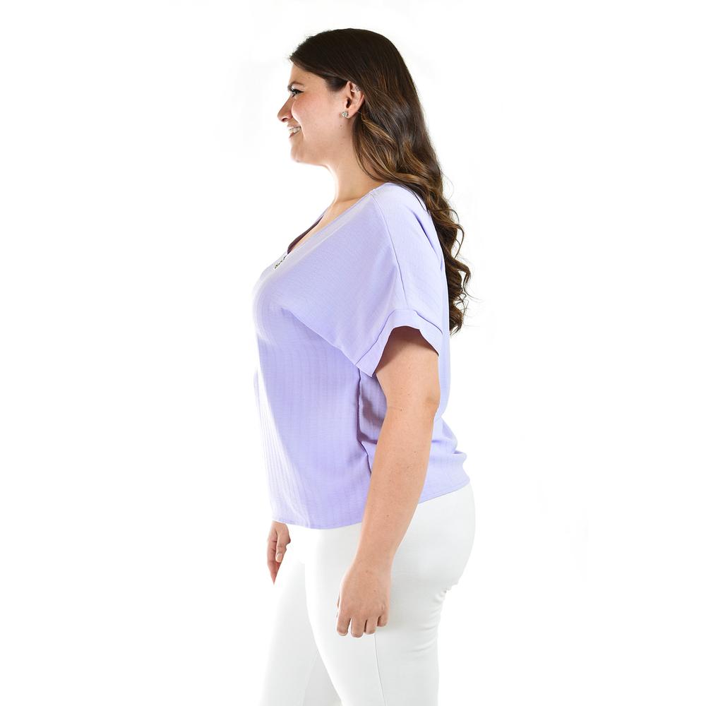 Foto 2 | Blusa Roman Fashion Lila para Mujer