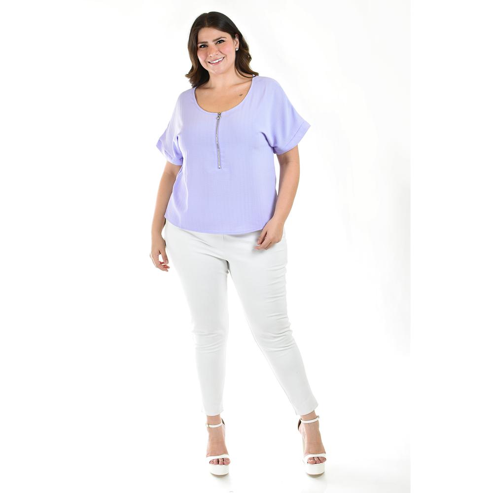 Foto 6 | Blusa Roman Fashion Lila para Mujer