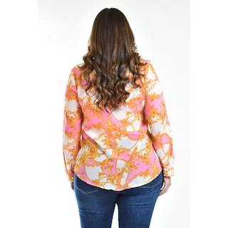 Foto 3 | Blusa Roman Fashion Rosa para Mujer