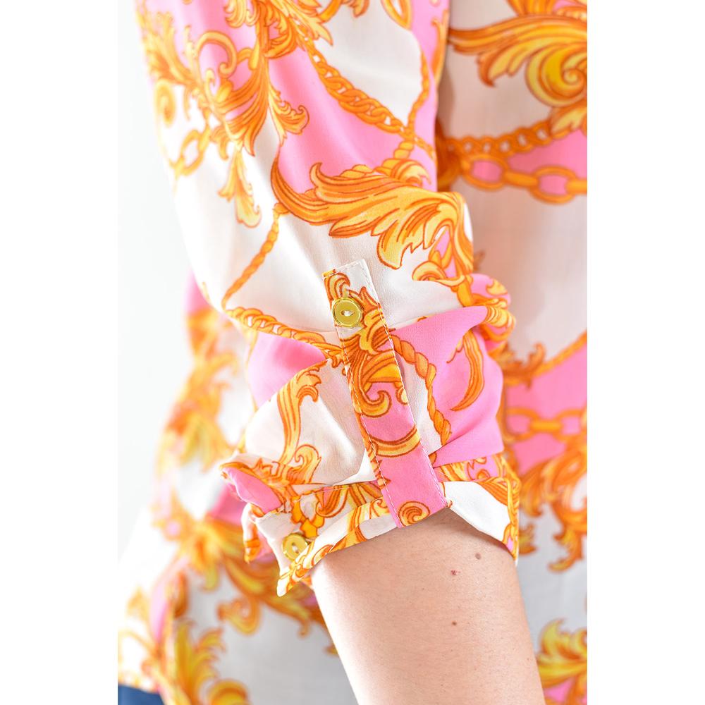 Foto 5 pulgar | Blusa Roman Fashion Rosa para Mujer