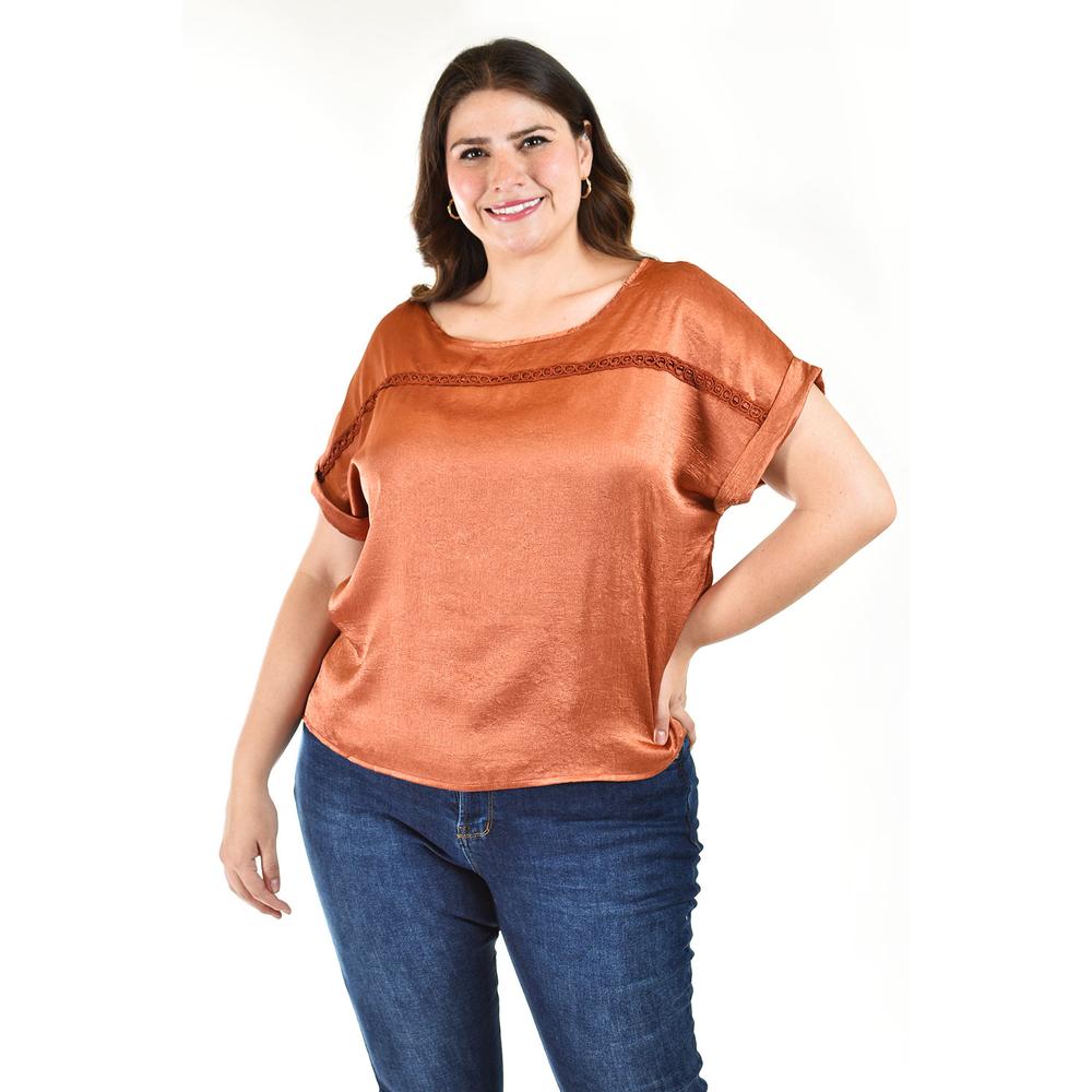 Foto 6 pulgar | Blusa Roman Fashion Café para Mujer