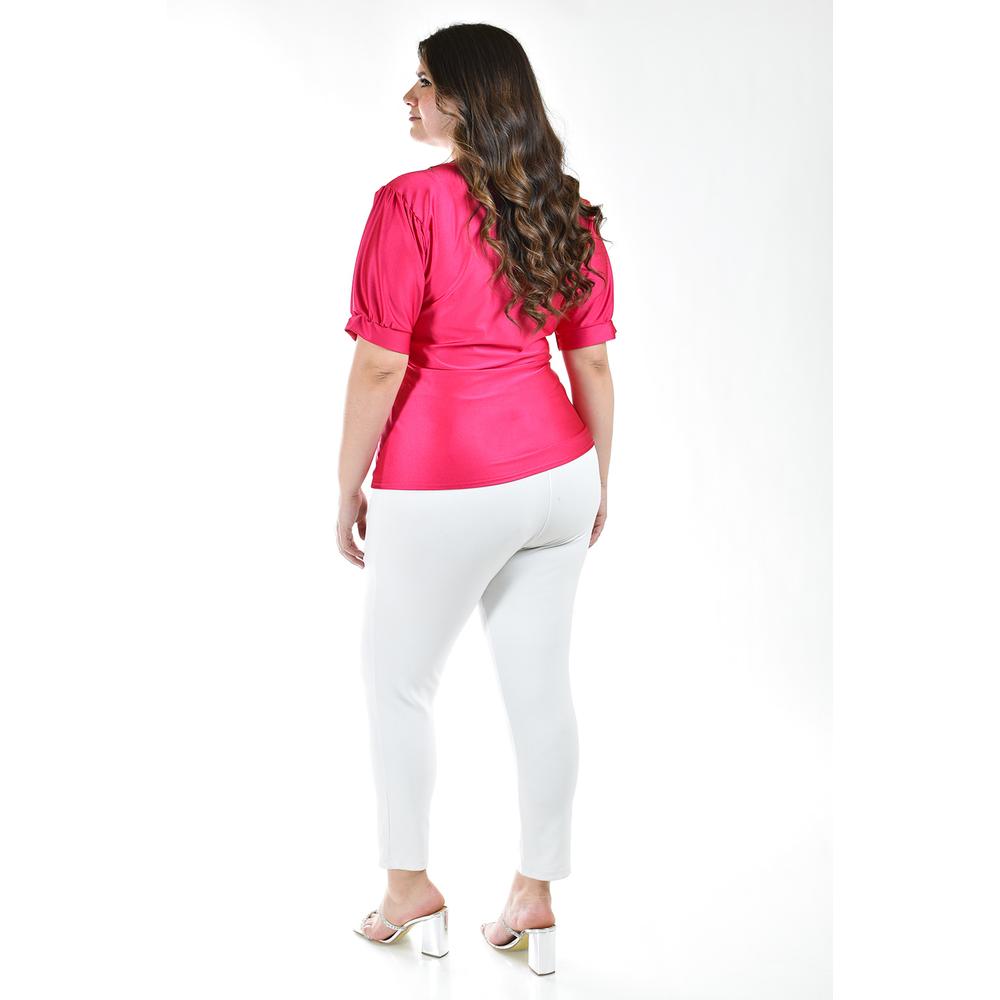 Foto 4 pulgar | Blusa Roman Fashion Rosa para Mujer