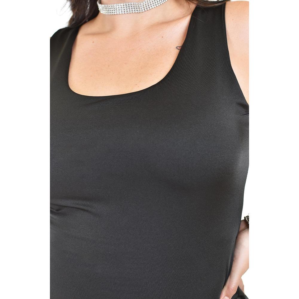 Foto 5 pulgar | Blusa Sin Mangas Roman Fashion /tallas Extras, 2913 (negro) Negro