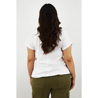 Foto 3 | Camisa De Lino Roman Fashion /tallas Extras, 2295 (blanco) Blanco