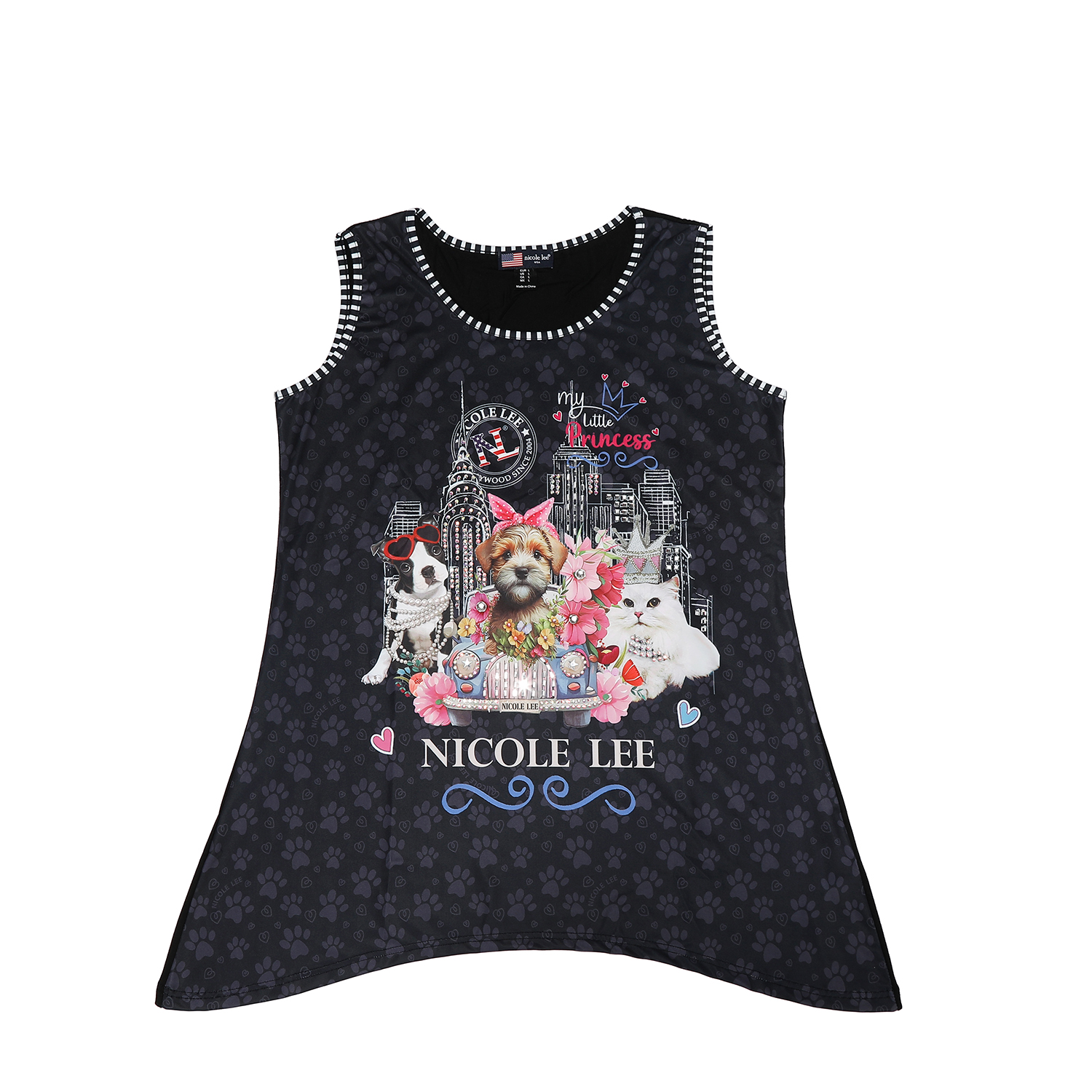 Foto 1 | Bluson Nicole Lee Con Pedrería Estampado Family Year
