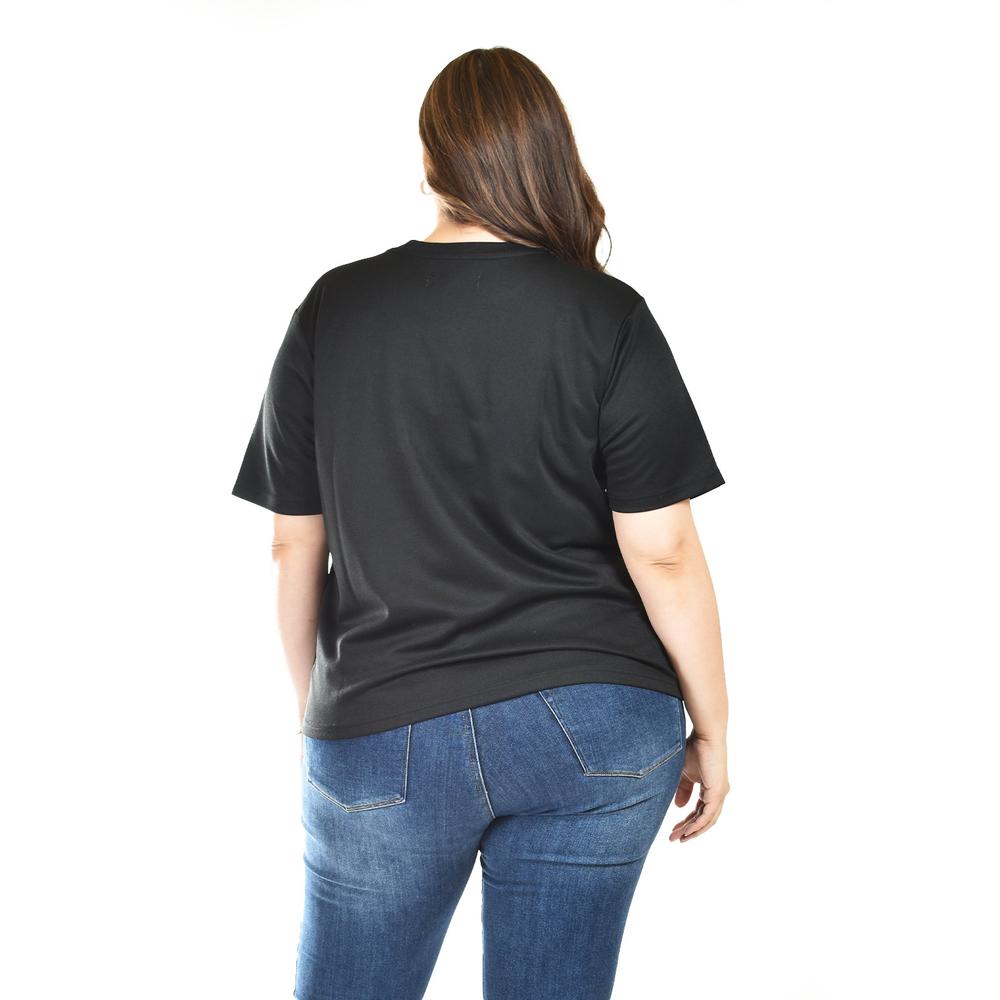 Foto 4 pulgar | Blusa Con Detalle De Bolsillo Roman Fashion /tallas Extras, 5111 (negro) Negro