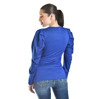 Foto 3 | Blusa Casual Roman Fashion /juvenil, 1785 (azul Rey) Azul