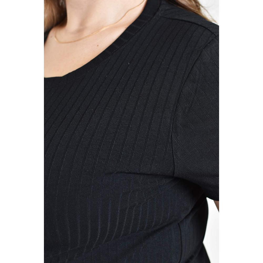 Foto 5 pulgar | Blusa Básica De Canale Roman Fashion /tallas Extras, 0192 (negro) Negro