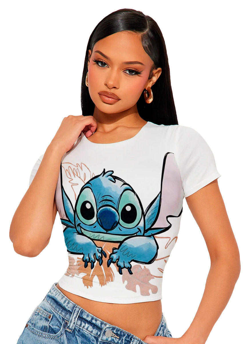Foto 1 | Playera Para Mujer Cómics Disney Licencia Original 100% Alg