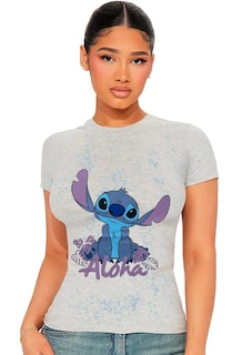 Foto 3 | Playera Para Mujer Cómics Disney Licencia Original 100% Alg