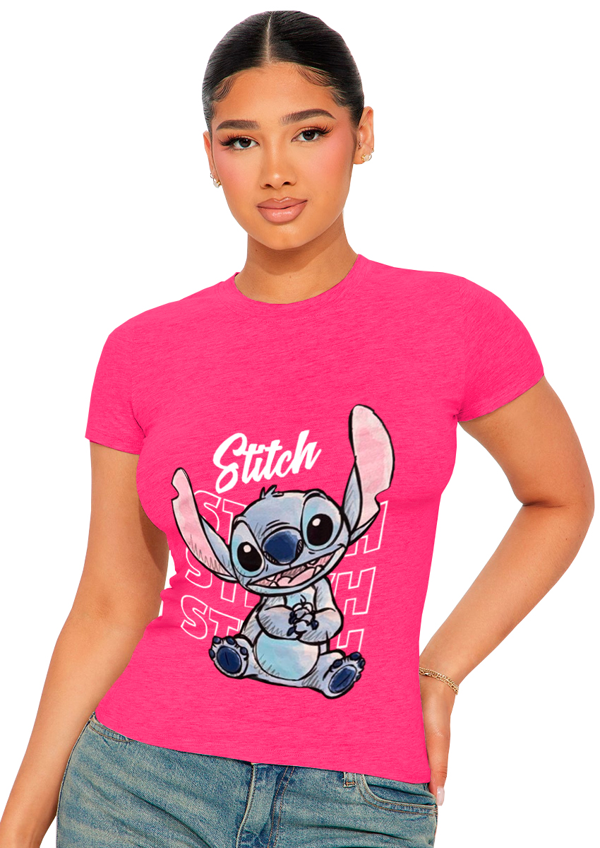 Foto 1 | Playera Para Mujer Cómics Disney Licencia Original 100% Alg