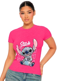 Foto 1 | Playera Para Mujer Cómics Disney Licencia Original 100% Alg