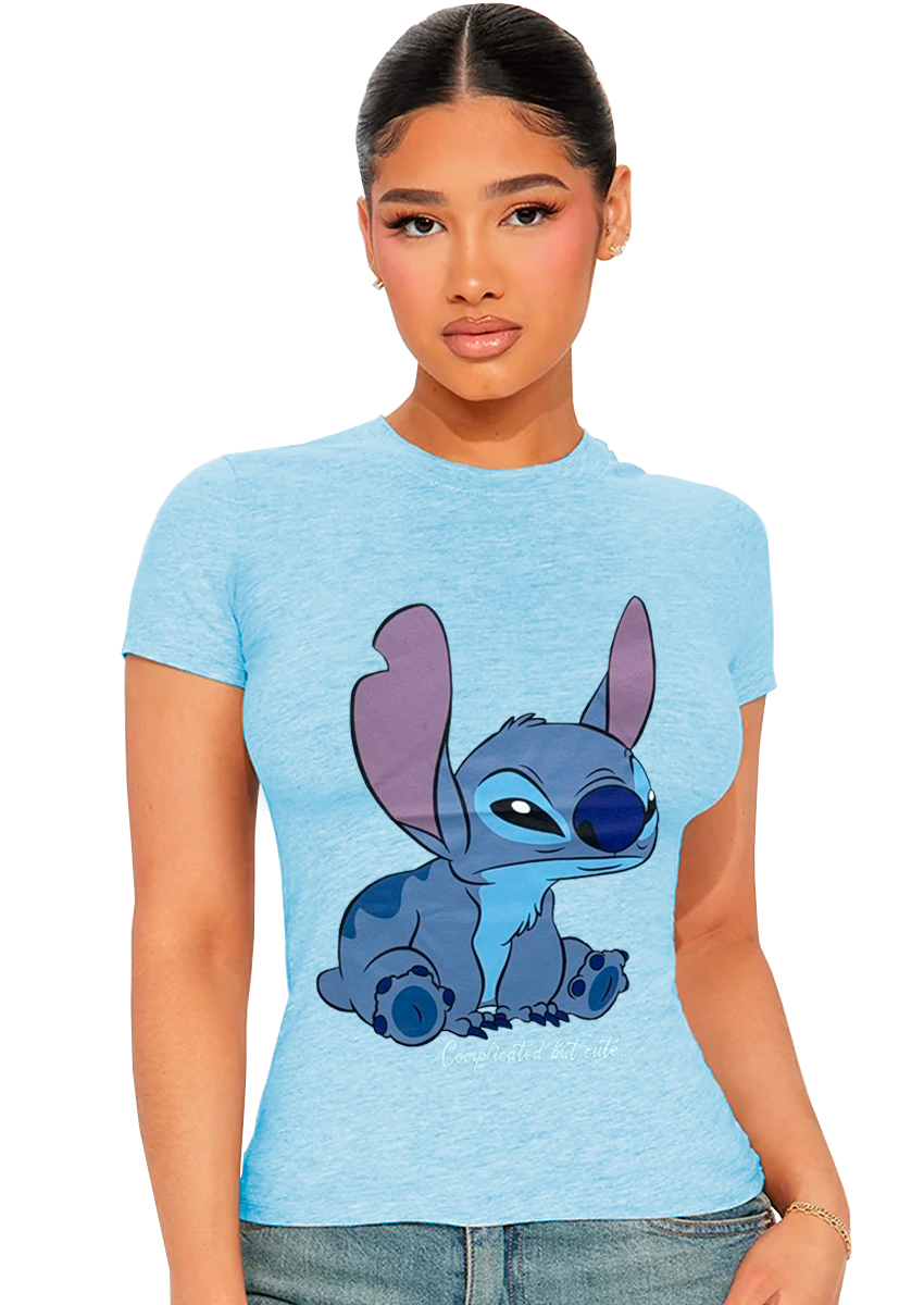 Foto 3 pulgar | Playera Para Mujer Cómics Disney Licencia Original 100% Alg