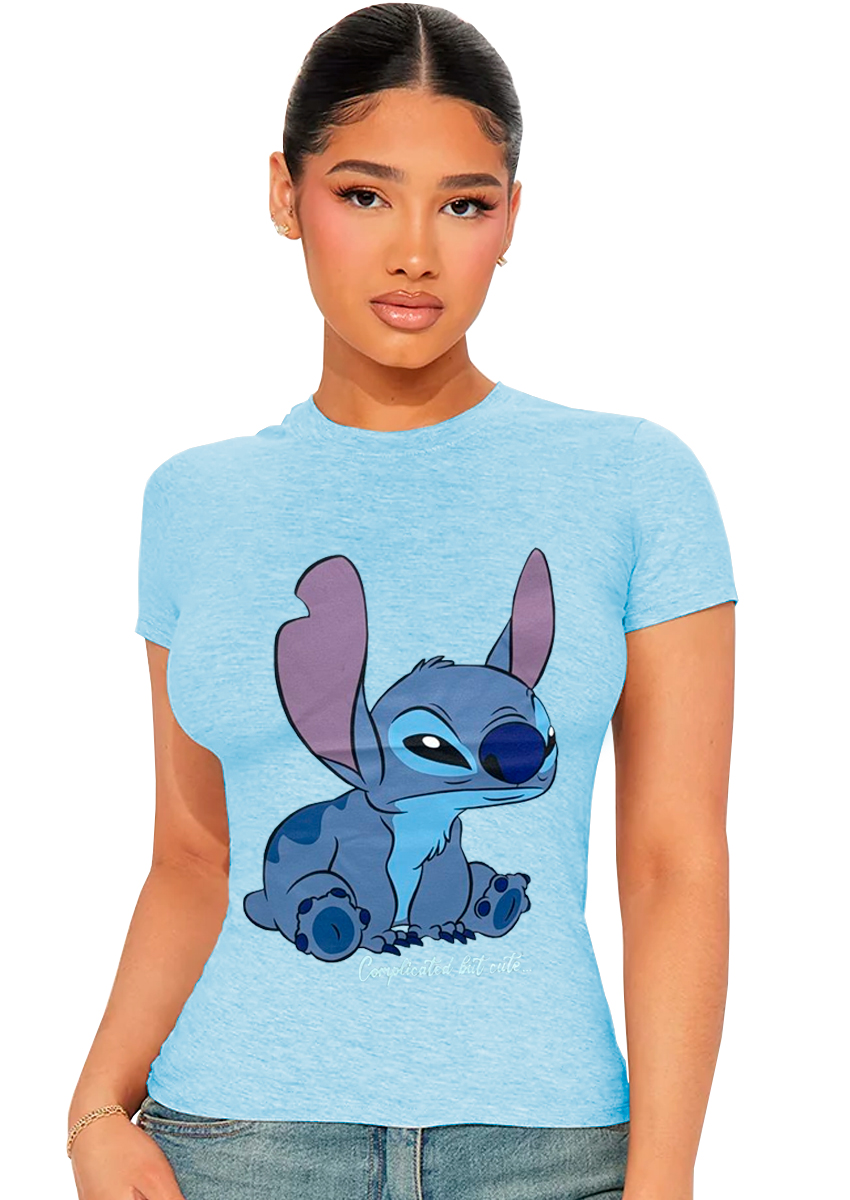 Foto 4 pulgar | Playera Para Mujer Cómics Disney Licencia Original 100% Alg