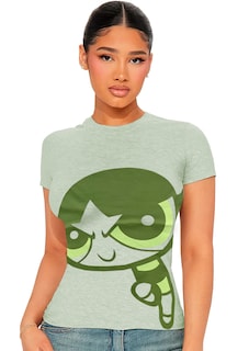 Foto 3 | Playera Para Mujer Cómics Disney Licencia Original 100% Alg