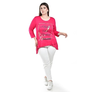 Foto 4 | Blusa Rosa Roman Fashion para Mujer