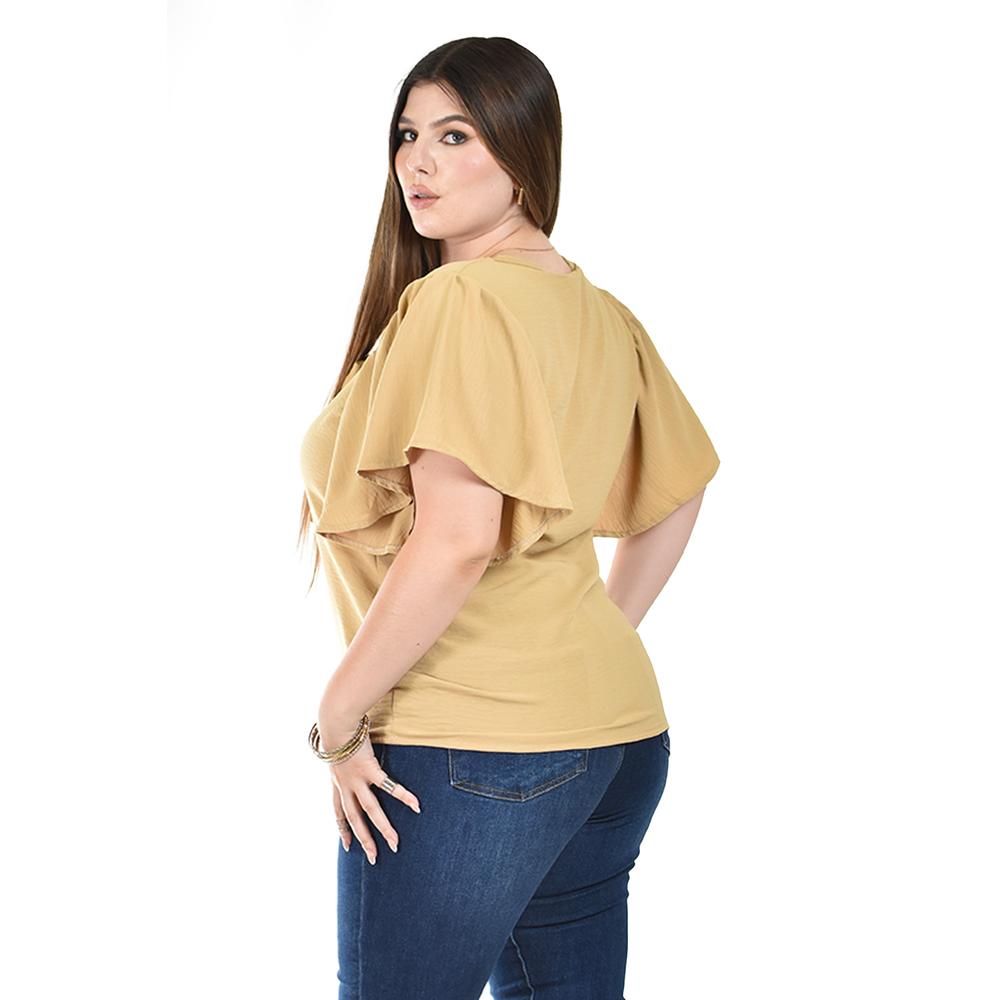 Foto 4 pulgar | Blusacon Moño Roman Fashion para Mujer