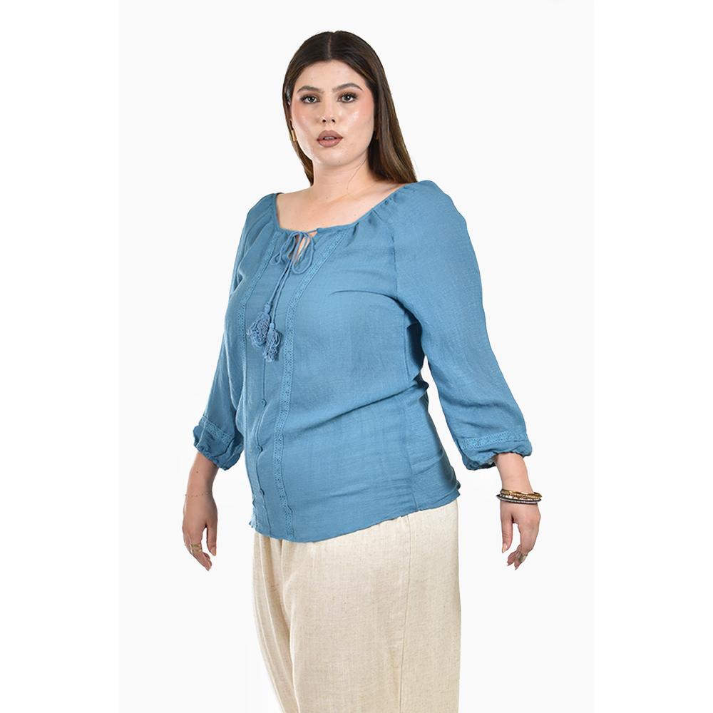 Foto 2 | Blusa Manga Larga Roman Fashion para Mujer