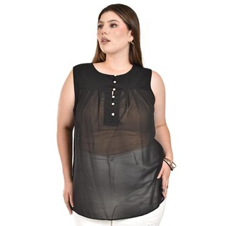 Foto 1 | Blusa sin Mangas Roman Fashion para Mujer