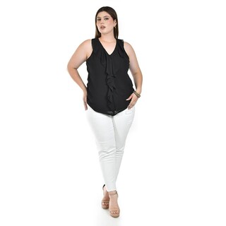 Foto 4 | Blusa sin Mangas Roman Fashion para Mujer