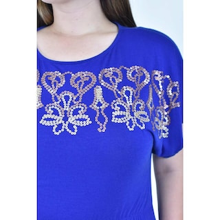 Foto 4 | Blusa Manga Corta Roman Fashion para Mujer