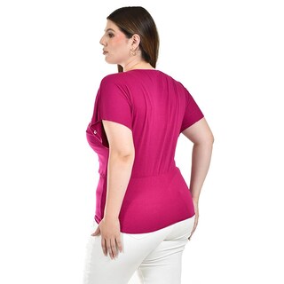 Foto 3 | Blusa con Lentejuelas Roman Fashion Rosa para Mujer