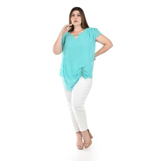 Foto 4 | Blusa Asimetrica Roman Fashion para Mujer