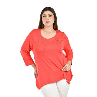 Foto 1 | Blusa con Pedrería Roman Fashion para Mujer