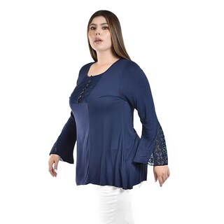 Foto 2 | Blusa Azul Roman Fashion para Mujer