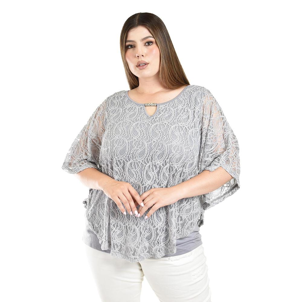 Foto 2 pulgar | Blusa Roman Fashion para Mujer