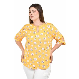 Foto 1 | Blusa Estampada Roman Fashion para Mujer
