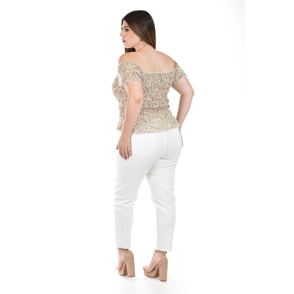 Foto 4 pulgar | Blusa Smock Roman Fashion para Mujer