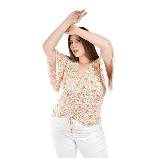 Foto 1 | Blusa con Jareta Ajustable Roman Fashion para Mujer